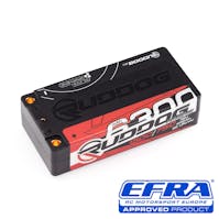 #RP-0679 - RUDDOG Racing 6300mAh 150C/75C 7.6V Short Stick Pack LiPo-HV Battery