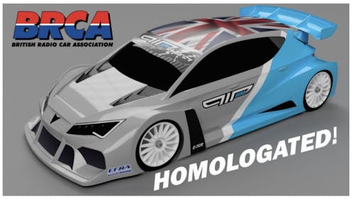 #E-TCR - PIPAero 1/10 E-TCR FWD body 0.7mm