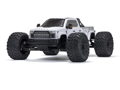 #C-ARA7612T3 - ARRMA 1/7 BIG ROCK 6S 4x4 BLX Monster Truck RTR, White