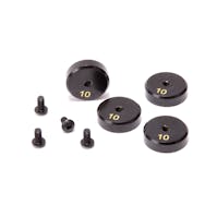 #U8774 - SCHUMACHER BRASS CIRCULAR WEIGHT 10G (PK4)