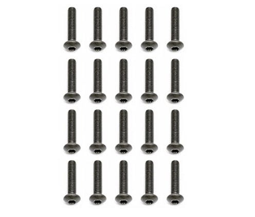 #AS25187 - TEAM ASSOCIATED M3 X 14 BUTTON HEAD HEX SCREWS (10)
