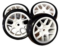 #RI-26074-24 - Ride TR09 Slick Tires (belted) on 10-Spoke Wheel, unglued (4)