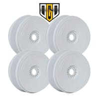 #OGO-WV2 - OGO 1/8th Buggy Wheels 4 pcs - White - V2