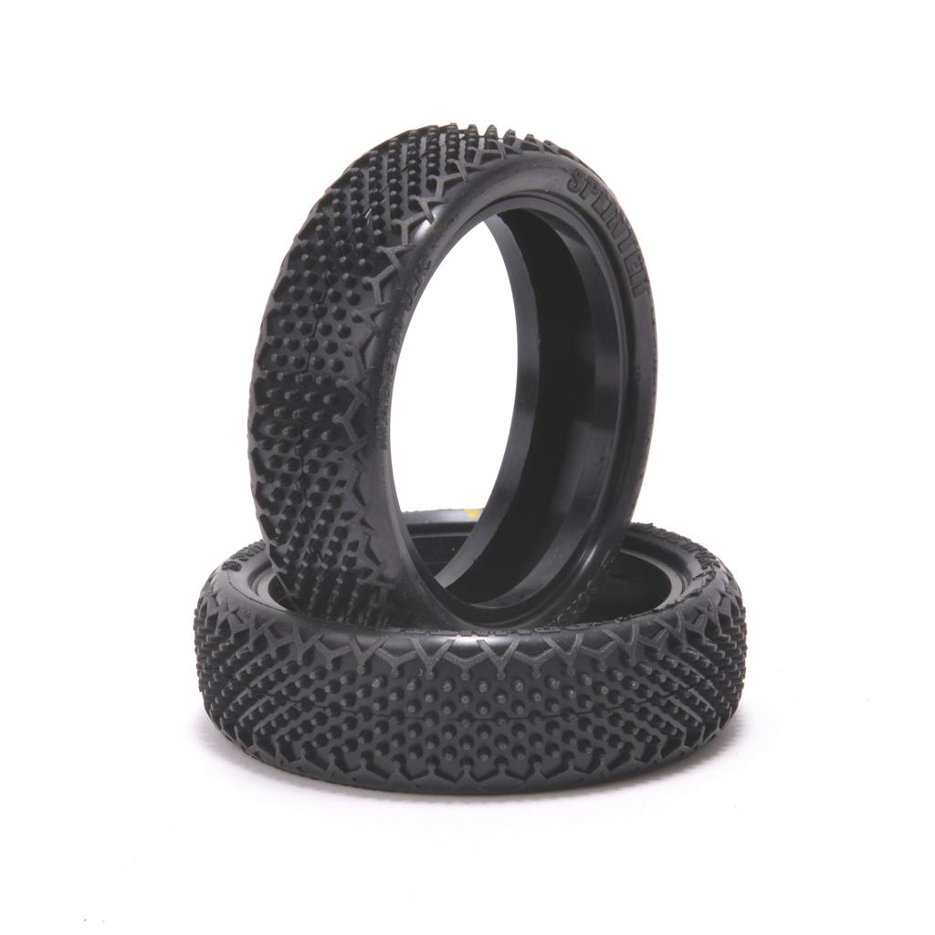 2 Pneus Full Spike, Arrière Jaune 2.2 PR - SCHUMACHER U6596 - 1/10 - Foto 5