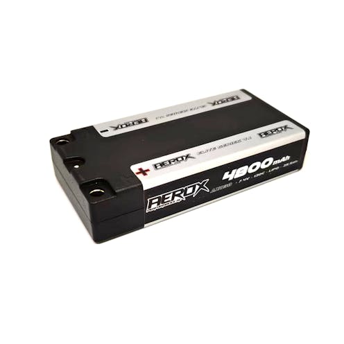 #AX038 - AEROX ELITE LIPO 4800MAH SHORTY 7.4V 130C 20MM