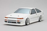#SD-AE86BB -  Yokomo TOYOTA AE86 TRUENO Body (with Light/Window Decal)