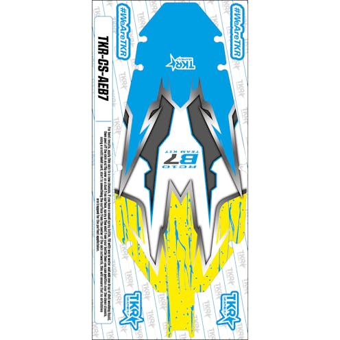 #TKR-CS-AEB7 - TKR Custom Chassis Skin (AE B7 or B7D)