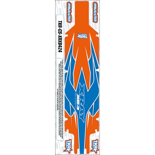 #TKR-CS-XRXB424 - TKR Custom Chassis Skin (Xray XB4'24)