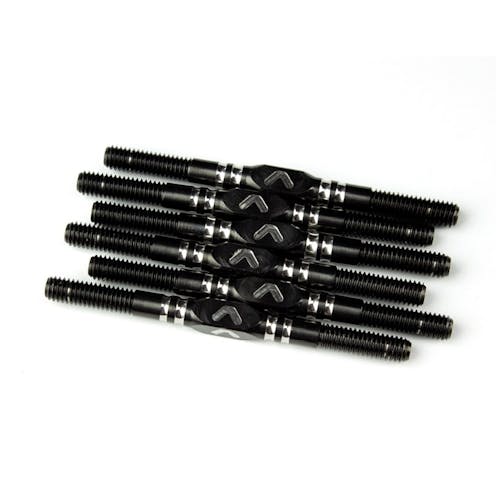 #AV10133 - Avid Ringer 3.5mm titanium turnbuckle set - black (AE B7 or B7D)