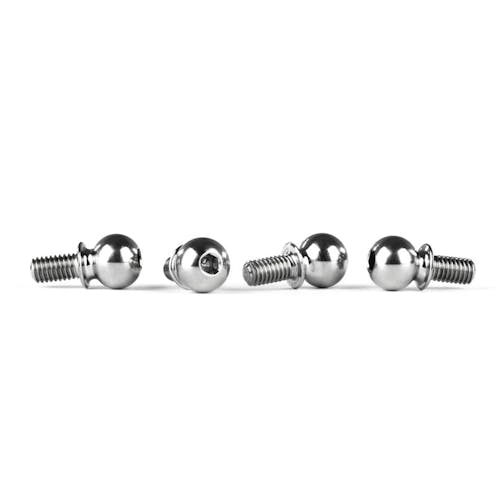 #AV1653-L - Avid Titanium low traction 6mm pivot balls - 4 pcs (Xray X4)