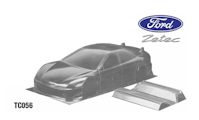 L&L #TC056 - L&L MONDEO BODY - TT01|TT02 - BODY & WING - NO STICKERS OR WINDOW MASKS