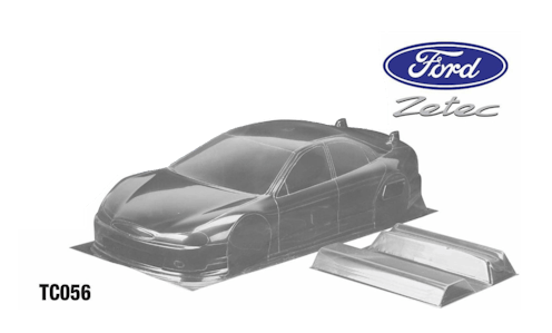 L&L #TC056 - L&L MONDEO BODY - TT01|TT02 - BODY & WING - NO STICKERS OR WINDOW MASKS