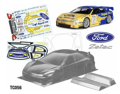 L&L #TC056 - L&L MONDEO BODY - TT01|TT02 - BODY|STICKERS|WING