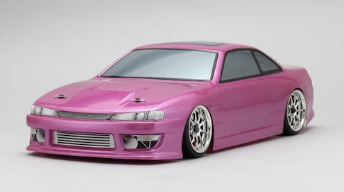 #SD-S144BB - Yokomo Drift Body Nissan Silvia S14 - 460 Power (Graphic / Decal Less)