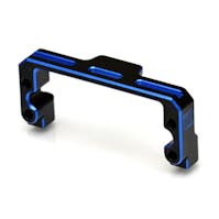 #EX2246 - Exotek Dual Blue and Black 7075 HD one piece servo mount (Associated B7 or B7D)