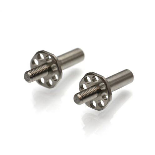 #EX2247 - Exotek Titanium HD front axles - pr (Associated B7 or B7D)