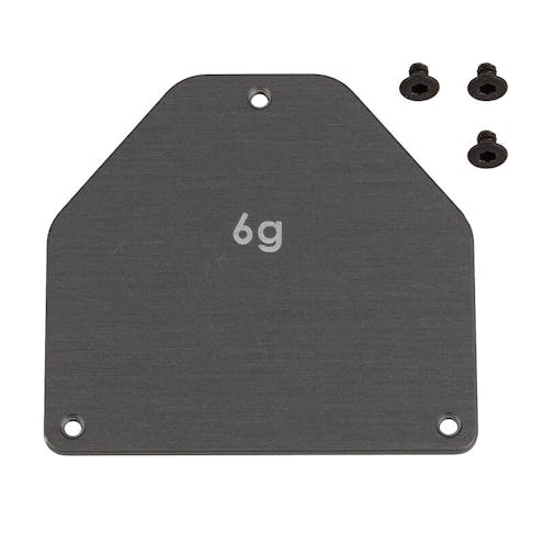 #AS92444 - TEAM ASSOCIATED RC10B7 FT ALUM. SERVO WEIGHT PLATE 6G