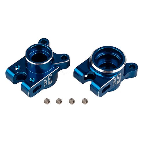 #AS92473 - TEAM ASSOCIATED FT RC10B7 REAR HUB SET HRC BLUE ALUMINIUM