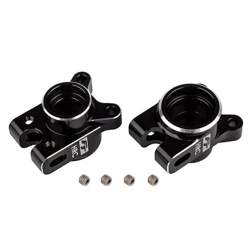 #AS92474 - TEAM ASSOCIATED FT RC10B7 REAR HUB SET HRC BLACK ALUMINIUM