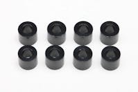 #ZC-A3650BA -  Yokomo 3×6×5.0mm Aluminum Shim (8pcs·Black)