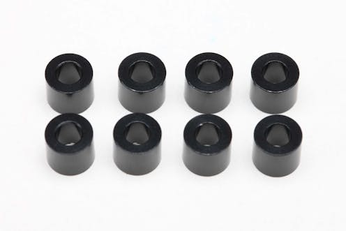 #ZC-A3650BA -  Yokomo 3×6×5.0mm Aluminum Shim (8pcs·Black)