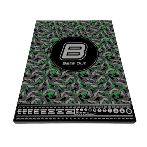 #BO100V2-G - BALLS OUT V2 SET UP BOARD TC SIZE 300MM X 400MM X 18MM - GREEN
