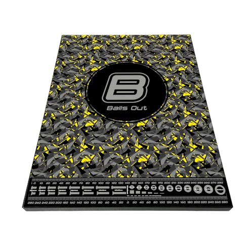 #BO100V2-Y - BALLS OUT V2 SET UP BOARD TC SIZE 300MM X 400MM  X  18MM - YELLOW