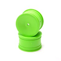 #U8677 - Schumacher Wheel Hex Rear - Green - Off Road - pr