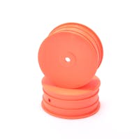 #U8689 - Schumacher Wheel Hex Front - Orange - 4wd - pr