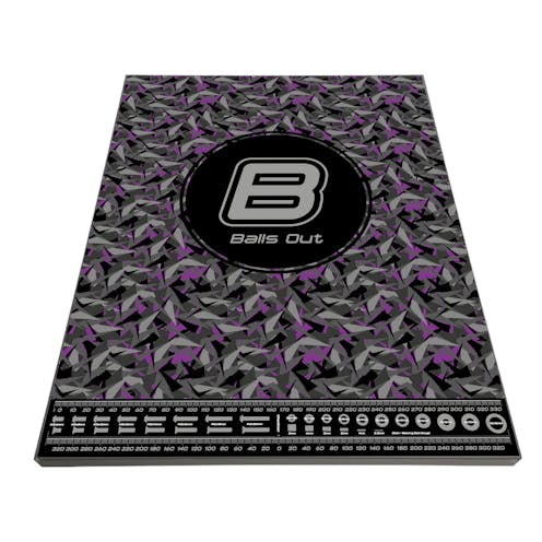 #BO101V2-PU - BALLS OUT V2 SET UP BOARD 1/10 BUGGY SIZE 350MM X 450MM X 18MM - PURPLE