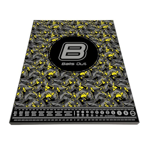 #BO101V2-Y - BALLS OUT V2 SET UP BOARD 1/10 BUGGY  SIZE 350MM X 450MM X 18MM - YELLOW