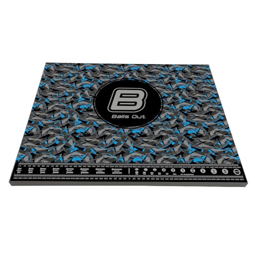 #BO102V2-B - BALLS OUT V2 SET UP BOARD 1/8 BUGGY SIZE 400MM X 500MM X 18MM - BLUE