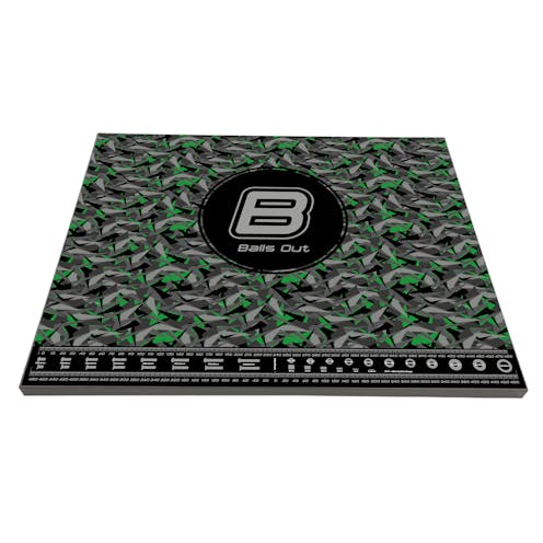 #BO102V2-G - BALLS OUT V2 SET UP BOARD 1/8 BUGGY SIZE 400MM X 500MM X 18MM - GREEN