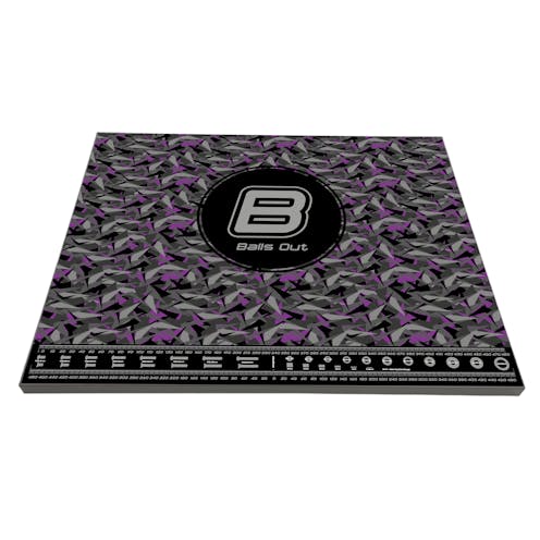 #BO102V2-PU - BALLS OUT V2 SET UP BOARD 1/8 BUGGY SIZE 400MM X 500MM X 18MM - PURPLE
