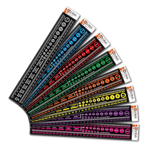 #BOMT-G - BALLS OUT MULTI TOOL STICKER FOR SET UP BOARD - GREY