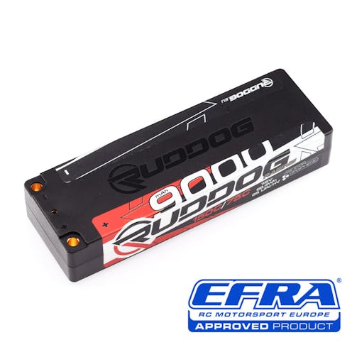 #RP-0682 - RUDDOG Racing 9000mAh 150C/75C 7.6V Stick Pack LiPo-HV Battery
