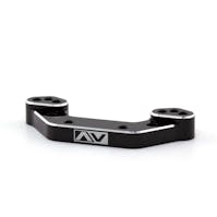 #AV10144-2 - Avid Black alloy rear ballstud mount - plus 2mm (AE B7 or B7