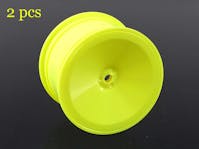 #B2902Y - MUGEN Rear Wheels 2.2in 12mm (Yellow) MSB1