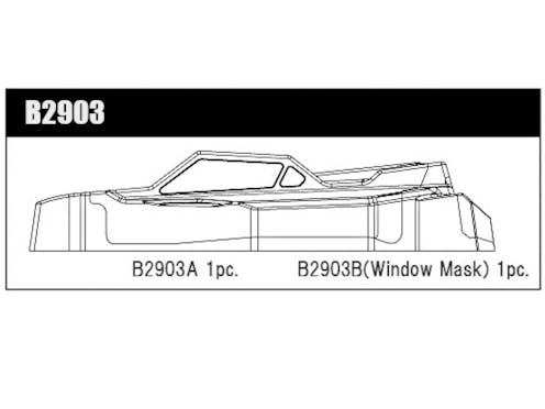 #B2903 - MUGEN Body/Front Wing MSB1