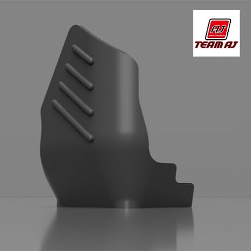 #AJ-3DB7FS - Team AJ - 3D printed Fan shroud (Associated B7 or B7D)