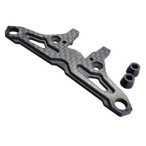 #RCM-MS1.0-CBP - RC Maker GeoCarbon Bumper Mount for Yokomo MS1.0