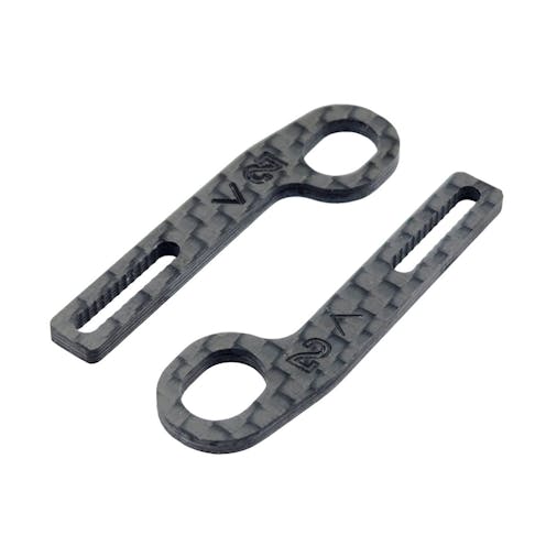 #RCM-HRPUL-E2 - RC Maker Horizontal Rear Post Body Mounts ULTRA LITE - Carbon Extensions