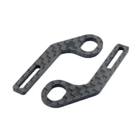 #RCM-HRPUL-E4 - RC Maker Horizontal Rear Post Body Mounts ULTRA LITE - Carbon Extensions