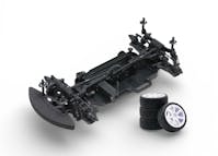 #RSR-020+V9XE-FWDPG32RSP - Yokomo Rookie Speed RS2.0 Assembly Chassis Kit + Volante Tyres