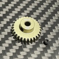 #P-TZ-M06028T - Zombie Hard-anodised Alumimum Pinion AV Gear M06 pitch 28T