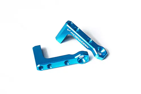 #KOS04401 - Koswork Tamiya BBX Servo Mount BB-01 Blue (2)