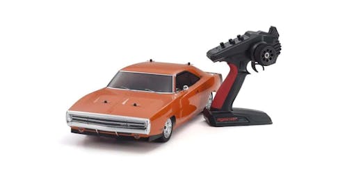 #K.34417T1C - Kyosho Fazer MK2 (L) Dodge Charger 1970 Orange 1:10 Readyset