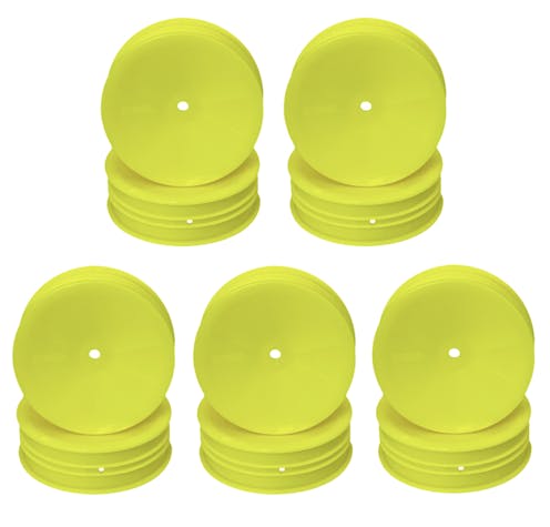 #ABM40003-Y - ABM - 1:10 BUGGY WHEEL - FRONT - 2WD SLIM - 10PCS - YELLOW
