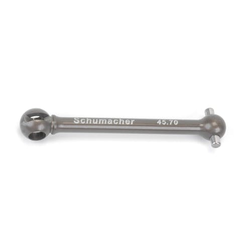 #U3841 - Schumacher Driveshaft; Alloy Bone Front 1pc - Mi4CX-Mi6