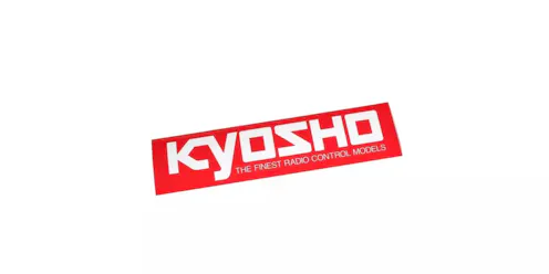 #K.87004B - KYOSHO SQUARE STICKER LOGO (L/360X90MM)